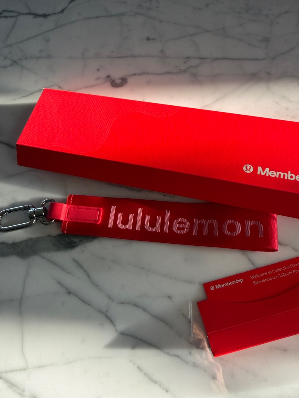 Red Lululemon Keychain - Picture 6 of 8